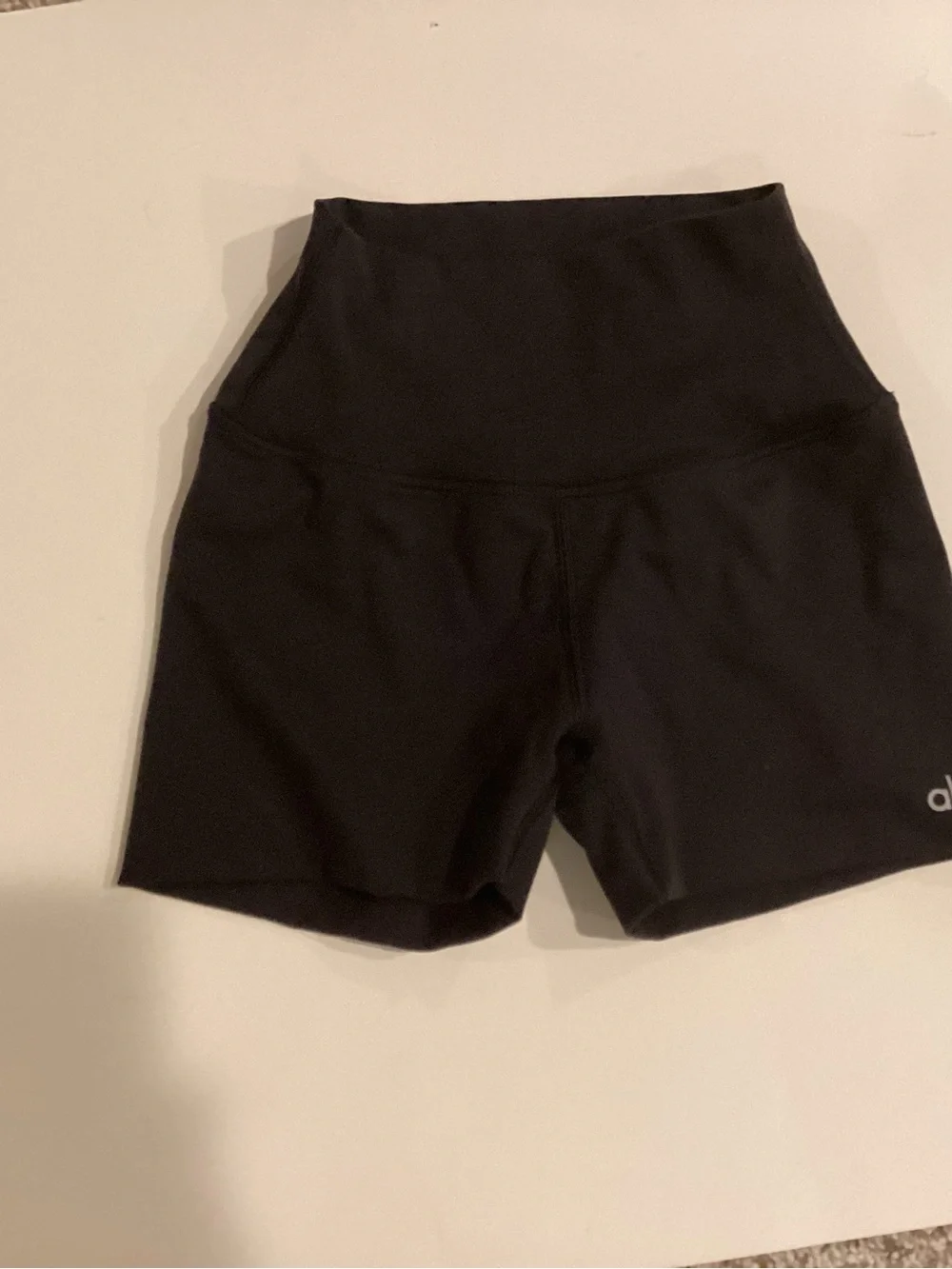 ALO Yoga High-Rise Black Bike Shorts